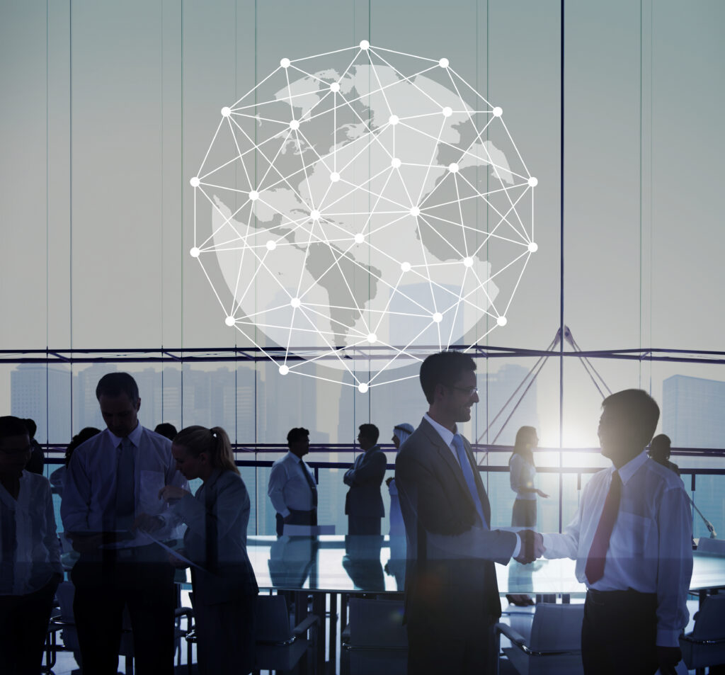 Visual branding elements representing cross-cultural brand identity design 